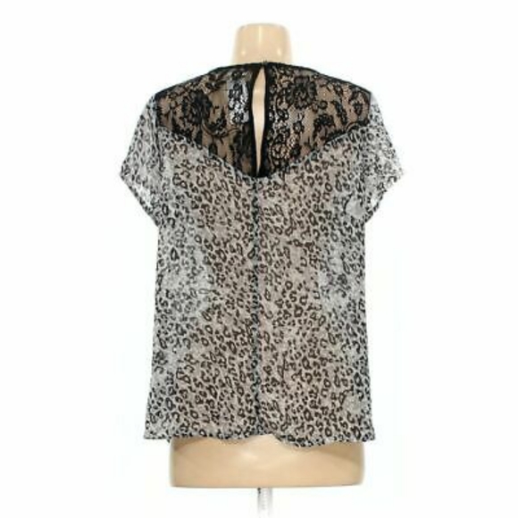 Maurice's Lace Leopard Print Blouse 3X - Picture 9 of 9